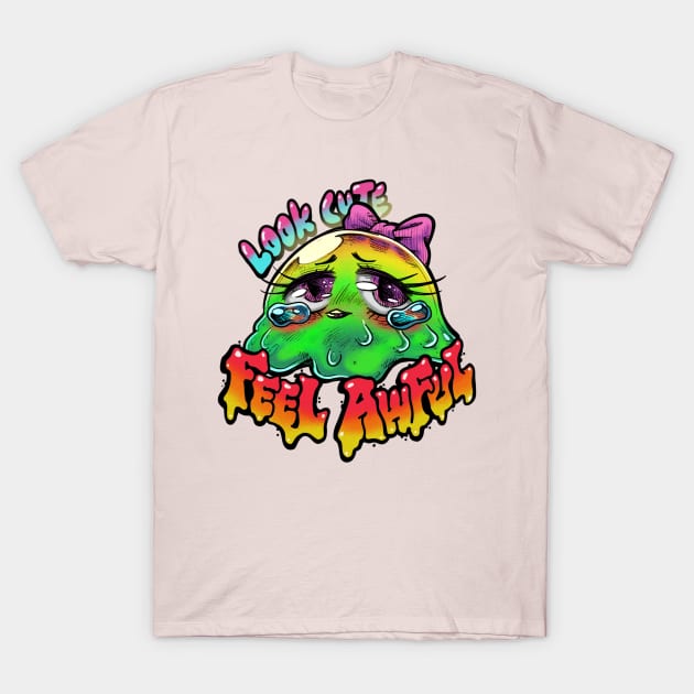 Cute Slime T-Shirt by Jugglingdino